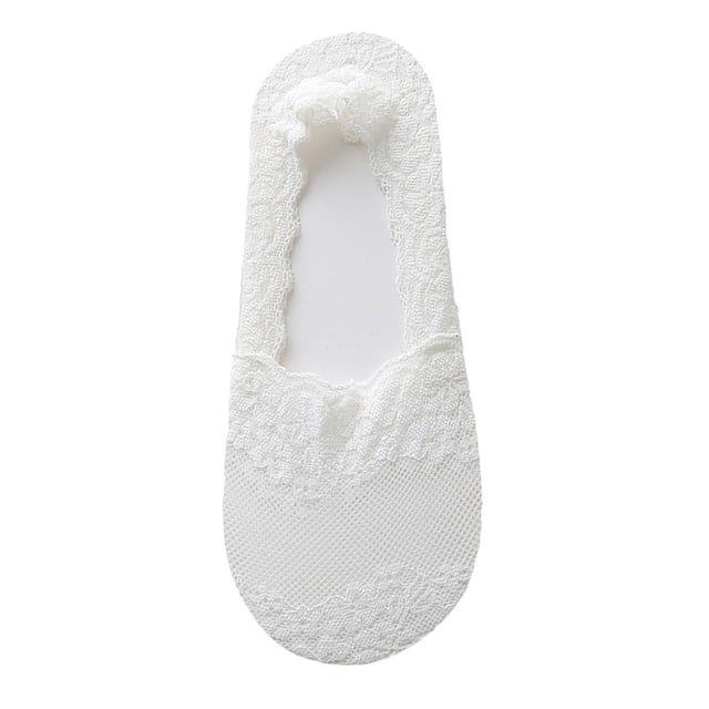 Womens Liner Socks Low Cut Non Slip Ankle Socks Hidden Cushioned Socks For Flat Boat