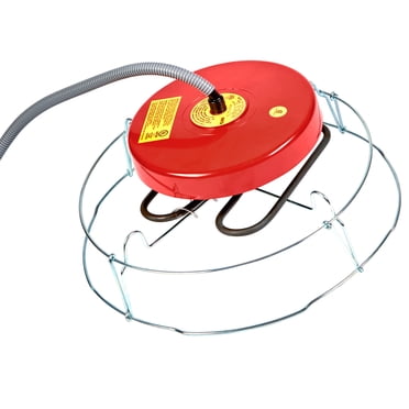 API 521G Réservoir d'Eau pour Bétail en Métal/plastique de 1500 Watts, Déglaçant Flottant Chauffant