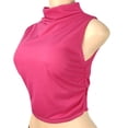 thumbnail image 3 of Mode Femmes T-Shirt Sans Manches Uni Blouse Chemises Gilet Court Ajusté Hauts, 3 of 6