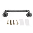 thumbnail image 1 of Door Handle, Round Base Easy Installation Sturdy Antique Drawer Handle  With 4 Screws For Cabinet Retro Silver,Gold, 1 of 8
