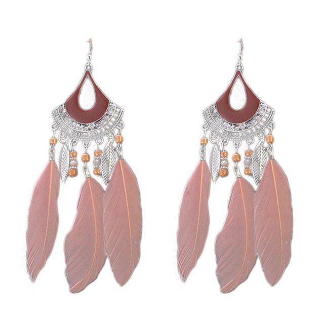 Bohemian Earrings National Style Retro Long Pendant Earrings Statement Earrings
