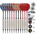 thumbnail image 1 of Amdohai 12 Pcs Darts Dart Flight Ensemble avec 100 Pcs Dart Souple de Rechange, 1 of 6