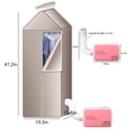 thumbnail image 2 of EGNMCR Room Decor,, Portable Dryer, Mini 800W High Power Clothes Dryer Machine,Portable Dryer For Apartments,With Foldable Dryer Shelf, For Apartment, Indoor, Laundry Room,Travel Clothes Dryer, 2 of 8