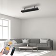 thumbnail image 3 of Wexstar Ultra 1500W Black Wall/Ceiling Infrared Heater with w/Built-in Thermostat Wi-Fi Smart Phone connection and Remote Control, 3 of 4