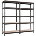 thumbnail image 1 of Patiojoy 5-Tier Industrial Steel Storage Shelves Garage Rack with Adjustable Shelves Grey, 1 of 5