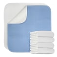 thumbnail image 1 of Gogreen Alèses Réutilisables Imperméables, 4 Couches à Forte Absorption et Alèses Matelassées Lavables pour Enfant, Adulte, Aîné et Animal de Compagnie, Alèse pour Incontinence et Pipi au Lit, Sofa, Plancher, Canapé (34 Pouces x 36 Pouces, Lot de 4), 1 of 16