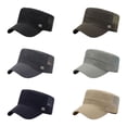 thumbnail image 3 of Adjustable Outdoor Sun Hats Baseball Cap Casual flat cap for men Flat Mesh Hat For Men, 3 of 8