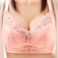 thumbnail image 1 of UPPADA Early Black and Friday Full Coverage Plus Size Bra Convenient Front Button Bras Cool Liftup Bra Super Gather Wireless Push-Up Bra Lifting Bras Breathable Underwear Bra, 1 of 3