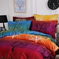 thumbnail image 4 of A Pair of Rainbow Tree Pillow Shams (Queen Yellow), 4 of 4