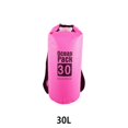 thumbnail image 3 of Waterproof Bags Multifunctional Outdoor Backpack Large-Capacity Equipment Foldable Kayak Rafting Bag Pool Beach Sports Pink 30L Shoulders, 3 of 9