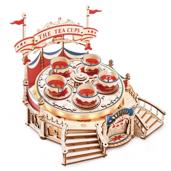 Boîte à Musique Mécanique Tilt-A-Whirl 3D Puzzle ROKR EA04