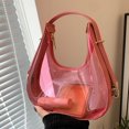thumbnail image 1 of Sac Fourre-Tout de Plage pour Femmes à Fermeture Éclair en PVC Transparent Clair Sac pour Téléphone Sac à Main pour Filles, 1 of 8