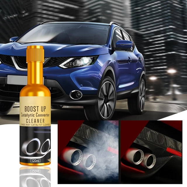TopLLC Tools&Home Improvement Automotive Cleaning Agent Carburetor Throttle Engine Disassembly Cleaning Exhaust Gas Removal Carbon Deposition Automotive Gasoline Additive 120ml Catalytic Converter