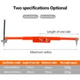 thumbnail image 3 of Woodworking compass industrial multi-function tool planning wire gauge adjustable lockable divider, 3 of 8