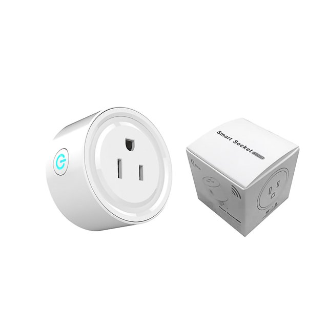Smart Home Plug with Remote and Voice Control 3 Timing Modes Smart Outlet Socket for Home US Plug