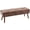 Brown, variant on HOMCOM PU Upholstered End of Bed Bench with Button Tufted for Bedroom Brown