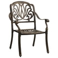 thumbnail image 3 of vidaXL 5 Piece Bistro Set Cast Aluminium Bronze, 3 of 12