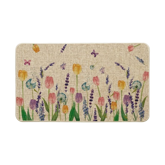 Summer Doormat Welcome Mat Large Front Door Entrance Mats Outdoor Carpaet Rugs for Outdoors and Indoors Entryway, Outside Back Patio Floor Entry, Home Entrance