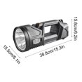 thumbnail image 1 of Feltree 6000mAh Rechargeable LED Flashlight, Dual-Head Super Bright Spotlight for Outdoor Camping Hunting Hiking, 1 of 8