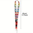 thumbnail image 4 of Anime Neck Strap Lanyards Keychain ID Card Pass Hang Rope Lariat Lanyard Key Chain Key Ring Badge Holder, 4 of 5