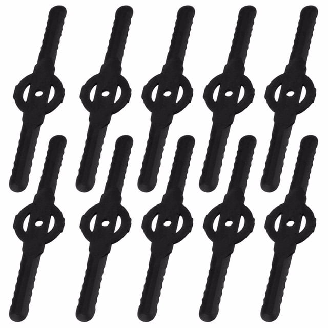 EGNMCR Weed Puller Tool Plastic Long Trim. Mower Blade Gardening Tool Accessory 10pcs vine clips