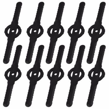 Dvkptbk Outil de Fourche pour Désherbeur en Plastique à Long Bord. Lame de Tondeuse Accessoire d'Outil de Jardinage 10 Pcs Outils de Jardinage en Liquidation
