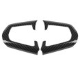 thumbnail image 1 of Carbon Fiber Style Car Interior Steering Wheel Button Frame Trim for BMW 5 Series G30 2017-2018, 1 of 9