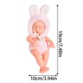 thumbnail image 3 of EGNMCR Room Decor, Home Decor, Wall Decor 7.48 Inch Soft Newborn Baby Dolls Vinyl Baby Dolls With Clothes Set Including Pacifier Realistic Doll Look Real Doll Doll, 3 of 7