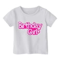 thumbnail image 3 of Hiiyo T-Shirt à Manches Courtes pour Grandes Filles, Col Ras du Cou, Imprimé de Lettres, Tailles 1-13, 3 of 3