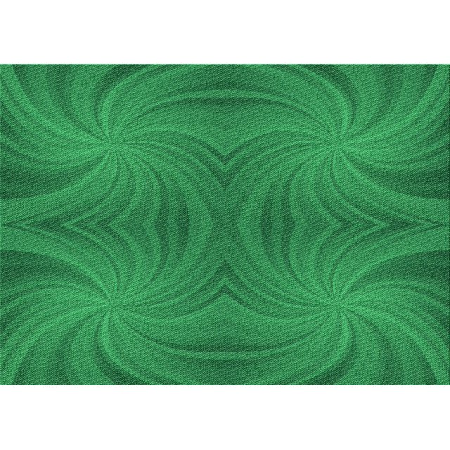 Ahgly Company Machine Washable Indoor Rectangle Transitional Forest Green Area Rugs, 6' x 9'