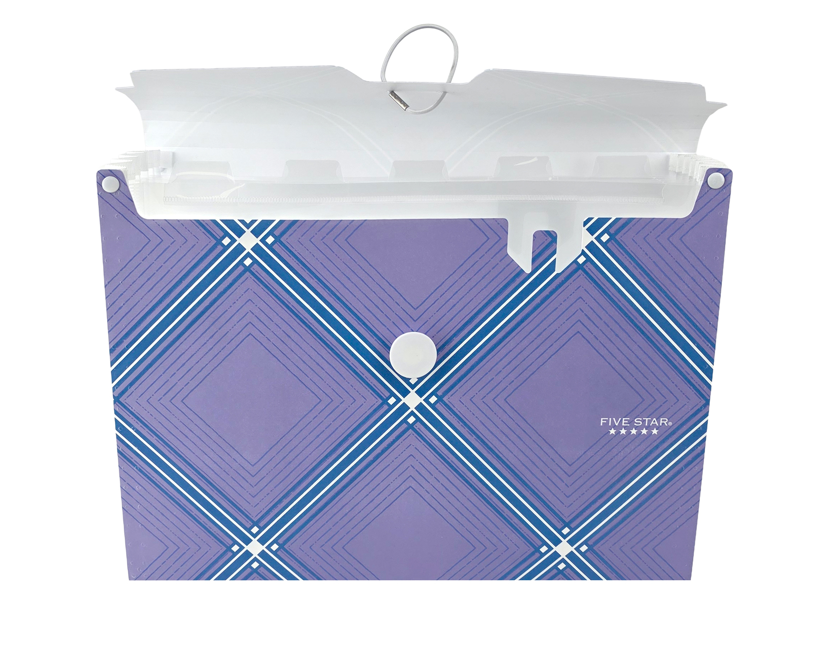 Classeur extensible 6 compartiments, motif diamant Five Star®