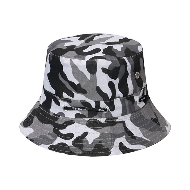 Thinsony Polyester Breathable Fisherman Cap For Sun Protection And Comfort Sunscreen Fisherman Cap Hat Summer disruptive pattern5 58cm 1Set