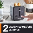 thumbnail image 2 of KRUPS My Memory Digital Stainless Steel 2-Slice Toaster, 7 Shade Setting with Extra Large LED Display, 2 of 7