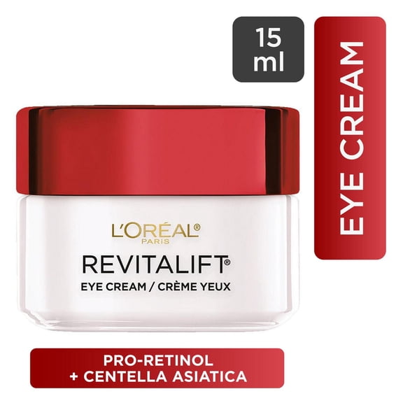 L'Oréal Paris Revitalift Anti-Wrinkle & Aging Eye Cream, Retinol & Centella Asiatica