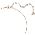 thumbnail image 3 of Pink Diamond Swan Necklace Swarovski Elements Crystal Swan Pendant, 3 of 5