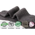thumbnail image 3 of Mens Wool Fuzzy Heavy Thermal Thick Warm Winter Socks 5 Pairs, 3 of 7