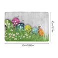 thumbnail image 3 of Wzzjkit Easter Door Mat - Super Absorbent Quick Dry Front Mats Bath Rug Rubber Backing Non Slip Washable Carpet - Easter Decorations Door Mat Outside Entrance, 3 of 8