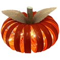 thumbnail image 1 of EIMELI Fall Decor - Fall Decorations for Home - Light Up Mason Jar Lid Pumpkin - Halloween Decor for Home Kitchen Farmhouse Autumn Thanksgiving Porch Table Mantle, 1 of 8