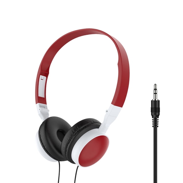 Wired Gaming Headset, 3.5mm Plug, Head-Mounted, Rotatable Foldable, Comfortable Earplugs, for Mobile Phone MP3, Vocal Music