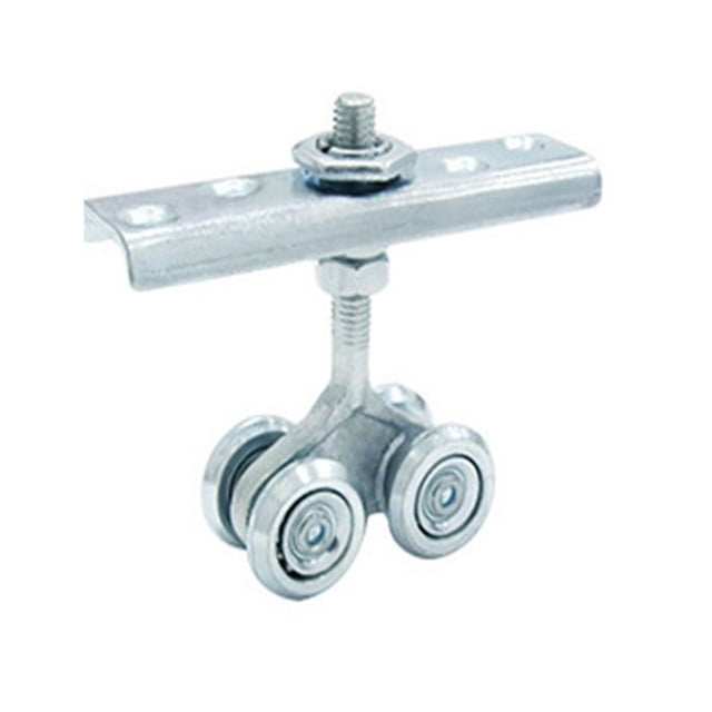 1PC Industrial Sliding Door Pulley Steel Hardware Tools, Hanging Rail Channel Wheel Accessories H2 H3 ,Easy to Install