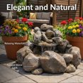 thumbnail image 3 of Sunnydaze 18"H Electric Resin Rocky Ravine Waterfall Outdoor Water Fountain, 3 of 10
