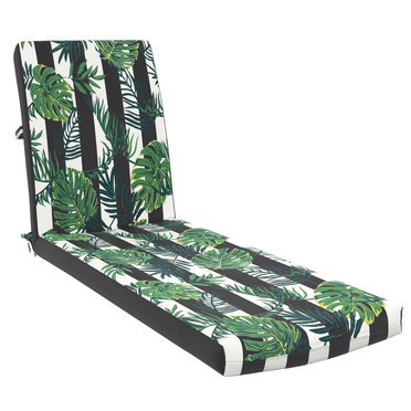 Mainstays Tropical Cabana Lounger Outdoor Seating Cushion, 74" x 22"