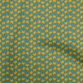thumbnail image 1 of oneOone Rayon Teal Green Fabric Pumpkin Sewing Craft Projects Fabric Prints By Yard 56 Inch Wide, 1 of 4