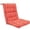 Red&Orange, variant on Costway 22''x44'' Back Chair Cushion Tufted Pillow Patio Seating Pad Orange