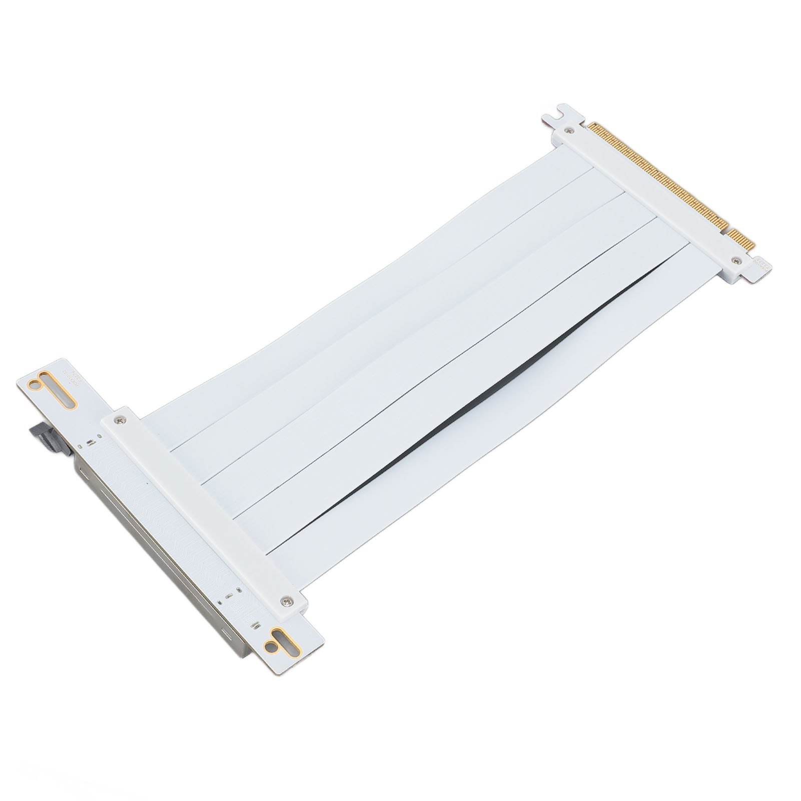 PCIe 4.0 X16 Riser Cable, 90 High Speed Flexible GPU Extension Cable 128Gbps PCI Express Gen4.0 Graphics Card Extension Cable