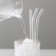 thumbnail image 1 of Pailles à Boire en Verre avec Brosse, Pailles à Boire Réutilisables Longues, Pailles en Verre Pailles à Boire Réutilisables Incassables, Ensemble de Pailles en Verre Transparentes, Pailles à Boire Transparentes Anti-Rouge à Lèvres Lavables, 1 of 9