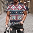 thumbnail image 1 of EGNMCR T-Shirts à Manches Courtes pour Hommes Été Décontracté Col Ras du Cou T-shirt, T-shirt d'Été Mode pour Hommes Col T-shirt Motif Impression 3D Manches Courtes,, 1 of 5