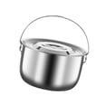 thumbnail image 4 of Lipstore Cooking Pot Multipurpose Soup Pot Camping Pot for Cooking Commercial Camping 3.0L, 4 of 8