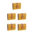 thumbnail image 3 of pitrice Leather Women Purse Rectangular Trifold for Zipper Hasp Stylish Card Holder Photo Folder Wallet Notecase Birthday Gift Yellow 5Set, 3 of 6