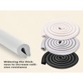 thumbnail image 3 of CHUANK 2m NBR Foam U-Shaped Table Edge Guard For Home Use  Suitable For 5-20mm Glass Coffee Table, 3 of 7
